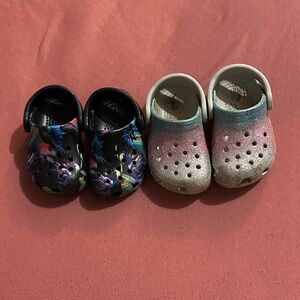 Baby Crocs Bundle Black (4) Glitter (5)